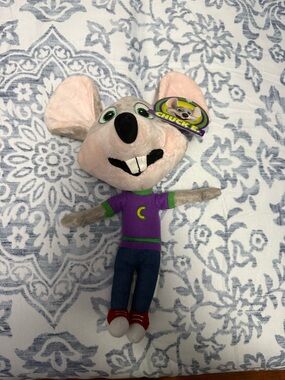 Chuck E. Cheese Plush Mouse - Purple Shirt
